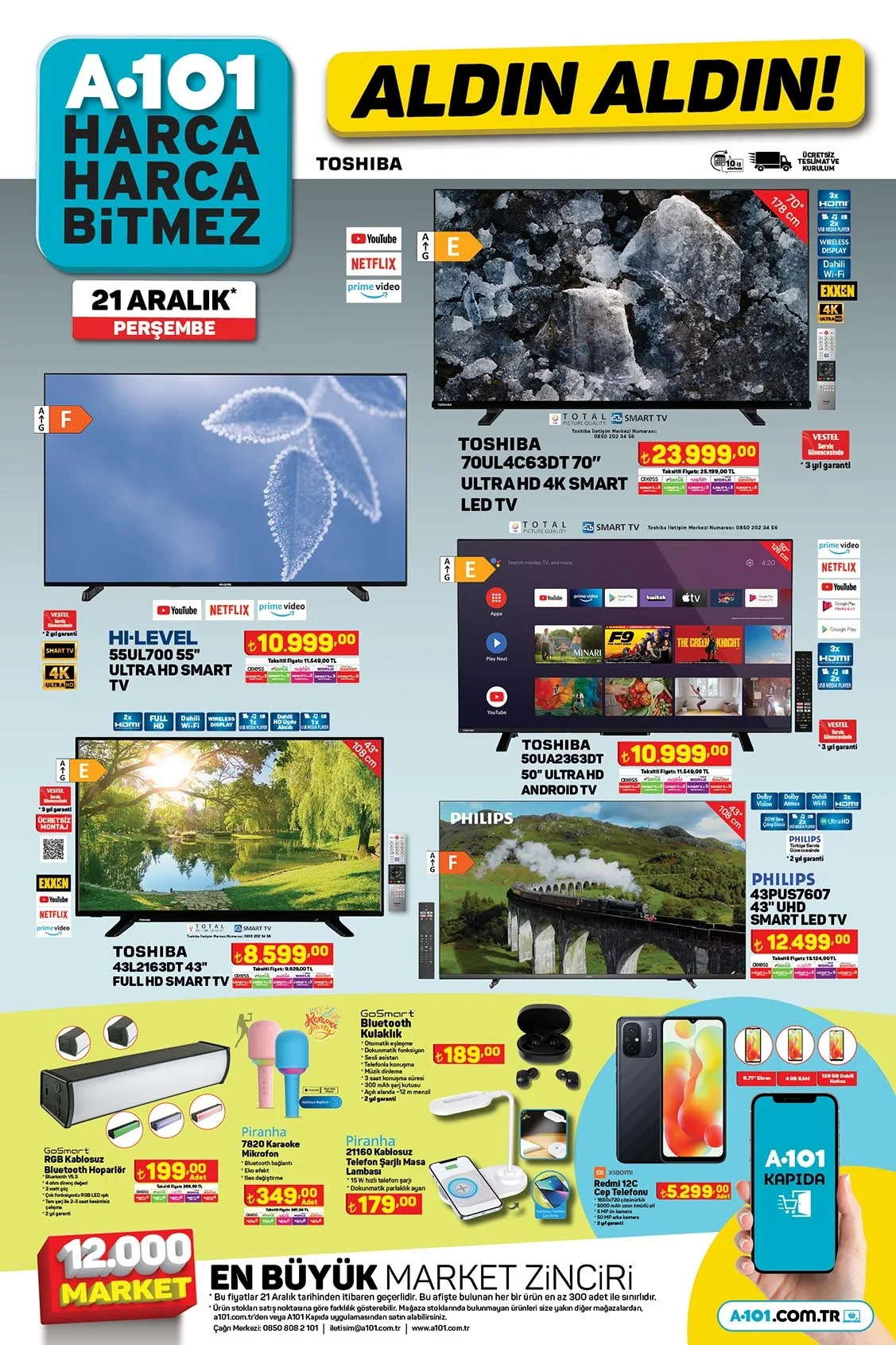 BU HAFTAKİ A 101 aktüel katalog ? a101 Aktüel katalog 21 Aralık 2023 Perşembe