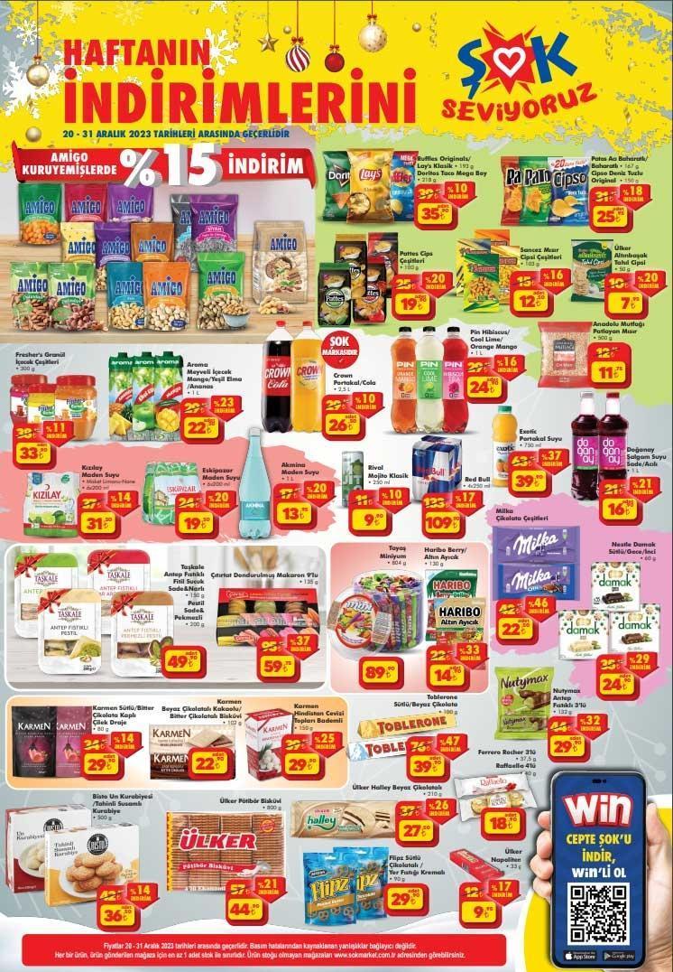 SATIŞA ÇIKTI 🛒 ŞOK 20-31 ARALIK AKTÜEL KATALOG: ŞOK Market Çarşamba günü hangi ürünler satışa çıkacak TV, Portmanto, Zigon Sehpa, Nevresim Takımı...