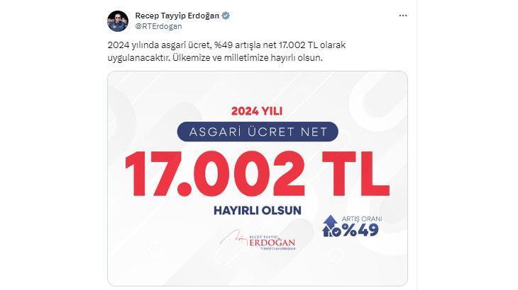 SON DAKİKA ASGARİ ÜCRETE YÜZDE 49 ZAM Asgari ücret zammı sonrasında 2024 asgari ücreti ne kadar oldu İşte yeni asgari ücret tutarı ve işverene maliyeti