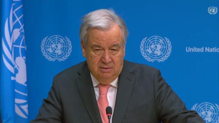 BM Şefi: Hiçbir şey Filistin halkının toplu olarak cezalandırılmasını haklı gösteremez