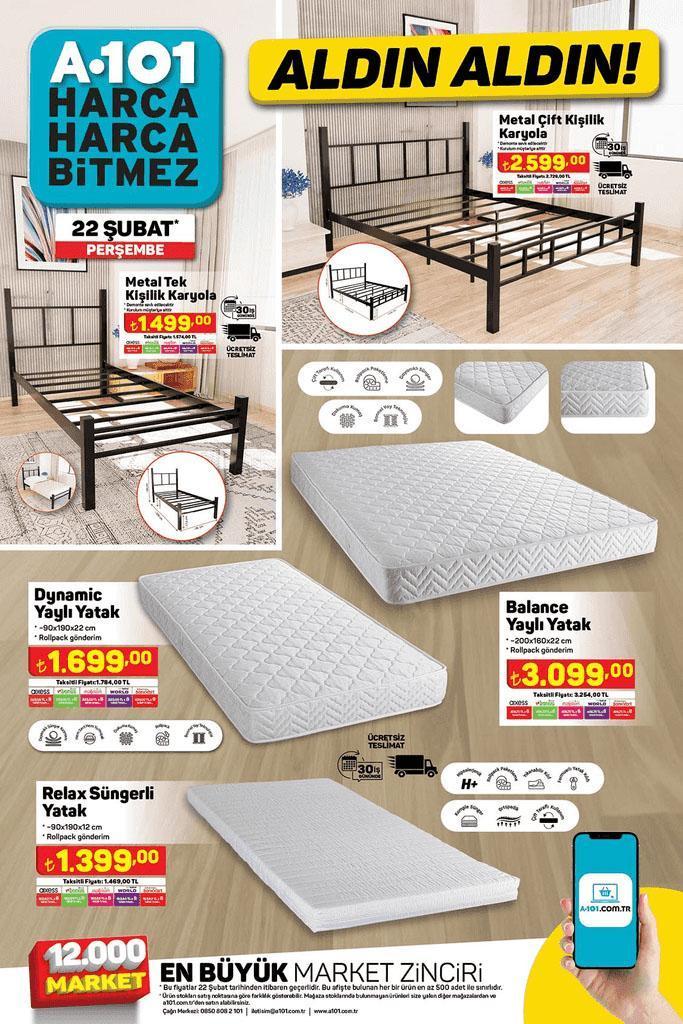 22 ŞUBAT A101 AKTÜEL KATALOĞU İNDİRİMLERİ 📌 A101de beyaz eşya ve televizyon avantajı Bu hafta perşembe günü A101 aktüel kataloğunda neler var