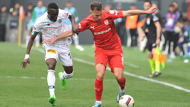 Pendikspor - Konyaspor maçından kareler