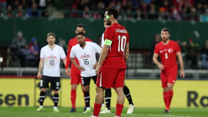 Avusturya-Türkiye maçından kareler