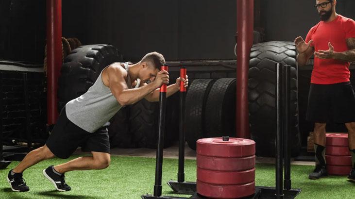 Kızak itip çekerek 2 yılda 157 kilo verdi Kolesterol, tansiyon ve diyabeti yendi