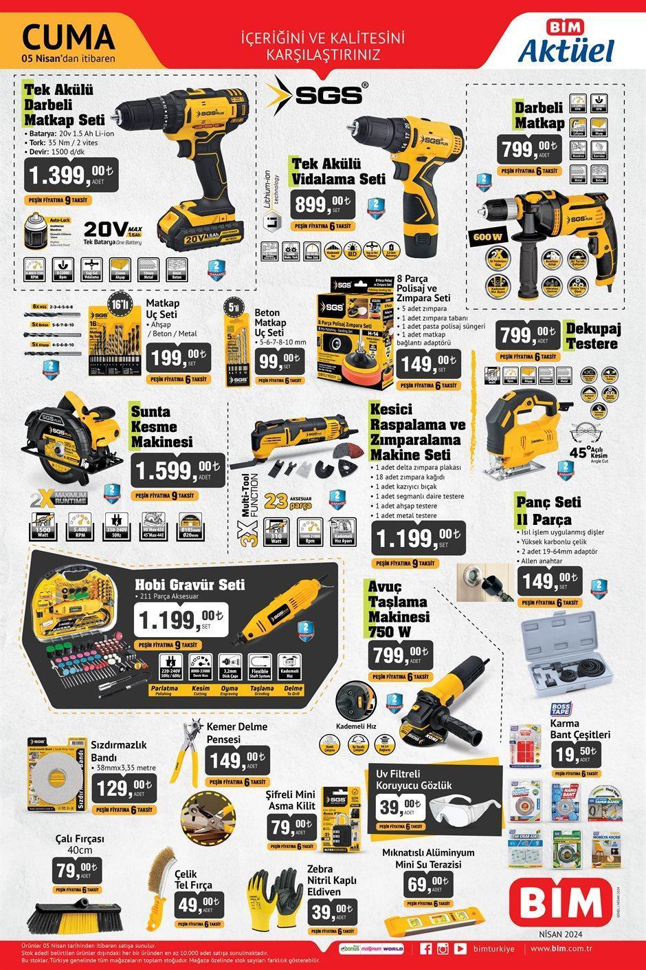 5 NİSAN BİM AKTÜEL KATALOĞU 5 NİSAN BİM AKTÜEL KATALOĞU