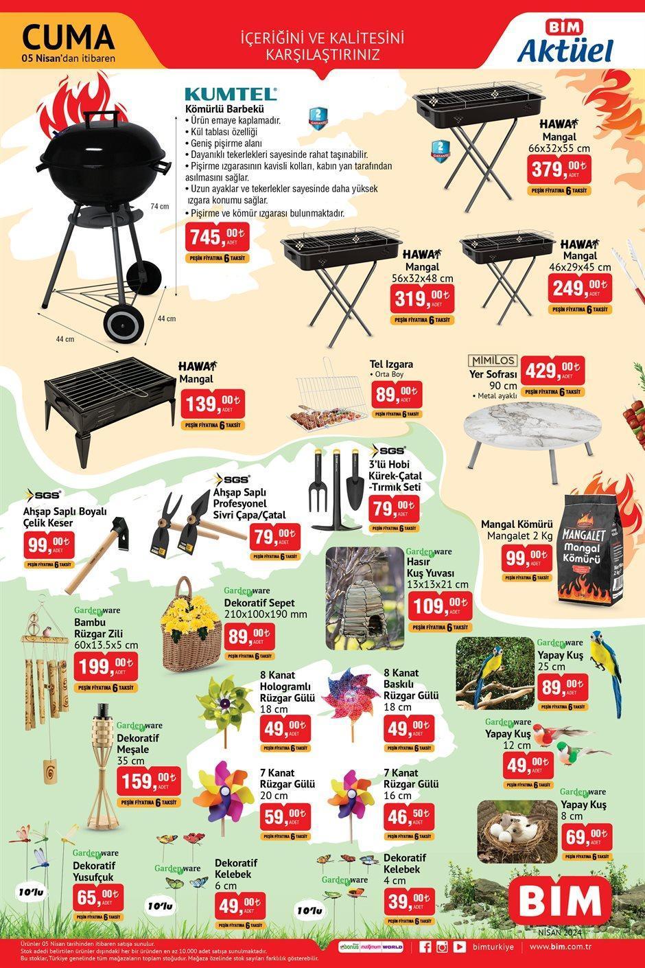 5 NİSAN BİM AKTÜEL KATALOĞU 5 NİSAN BİM AKTÜEL KATALOĞU