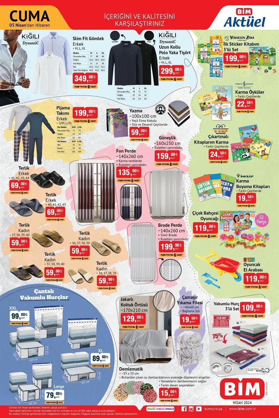 5 NİSAN BİM AKTÜEL KATALOĞU 5 NİSAN BİM AKTÜEL KATALOĞU