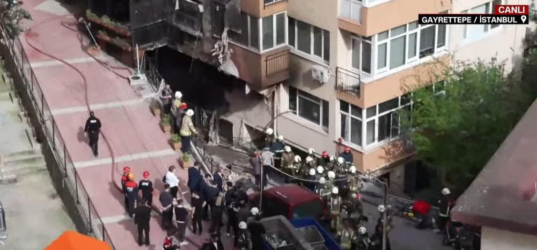 İstanbulda gece kulübünde yangın faciası Bölgeden ilk görüntüler