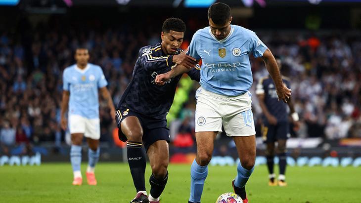 Manchester City - Real Madrid maçından kareler