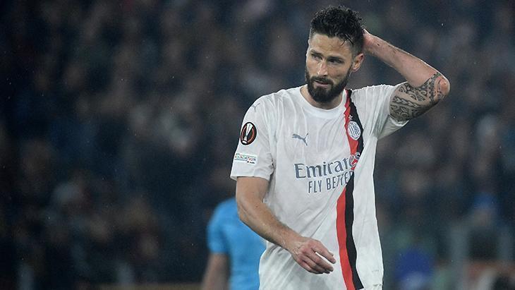 Roma - Milan maçından kareler