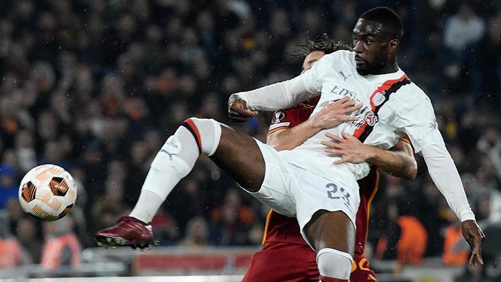 Roma - Milan maçından kareler