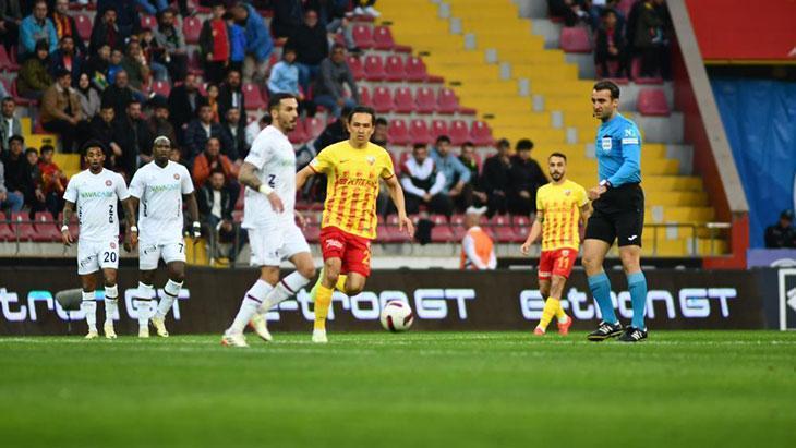 Kayserispor - Fatih Karagümrük maçından kareler