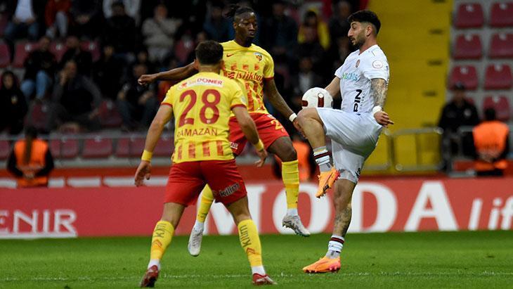 Kayserispor - Fatih Karagümrük maçından kareler