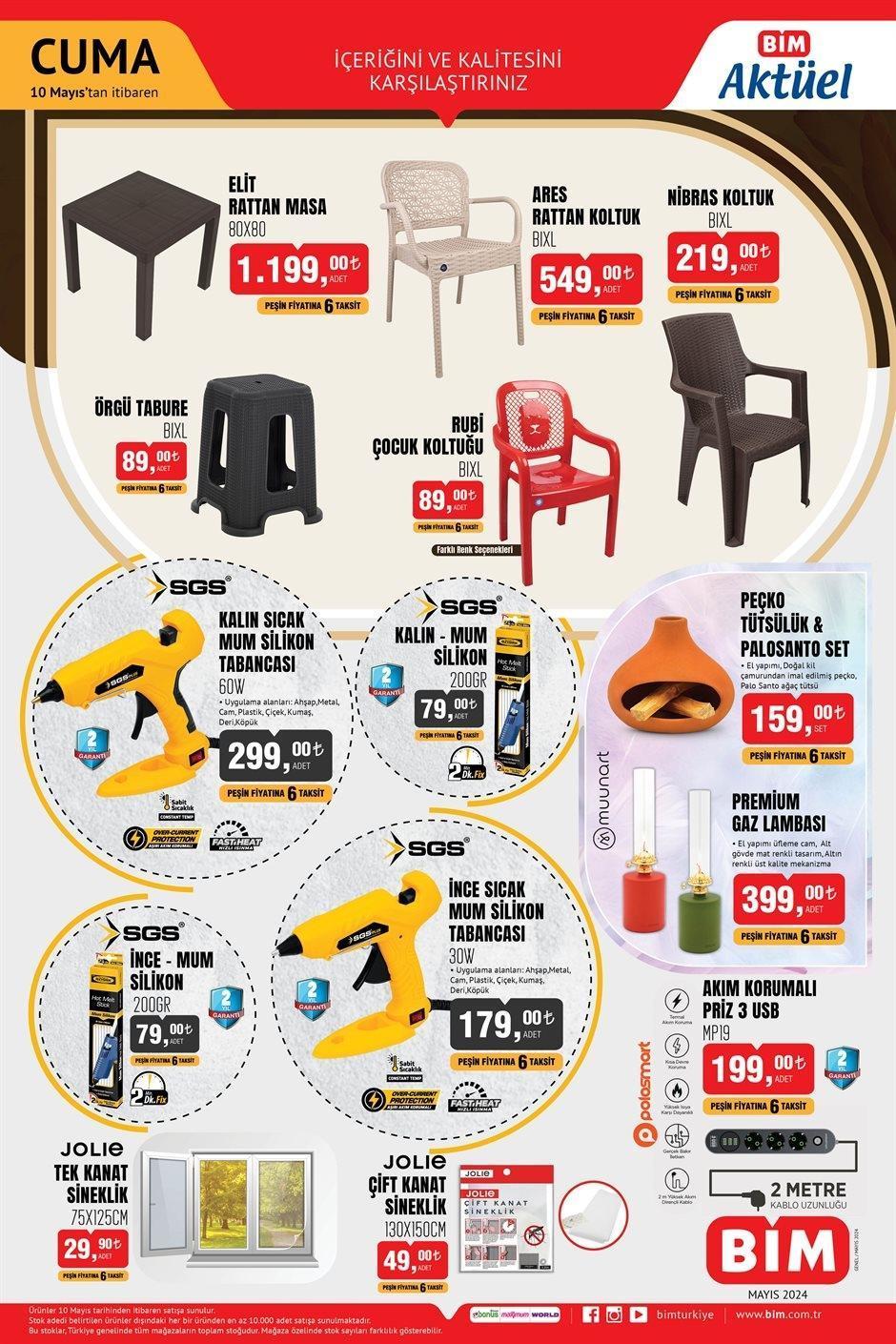10 MAYIS CUMA BİM AKTÜEL ÜRÜNLER KATALOĞU