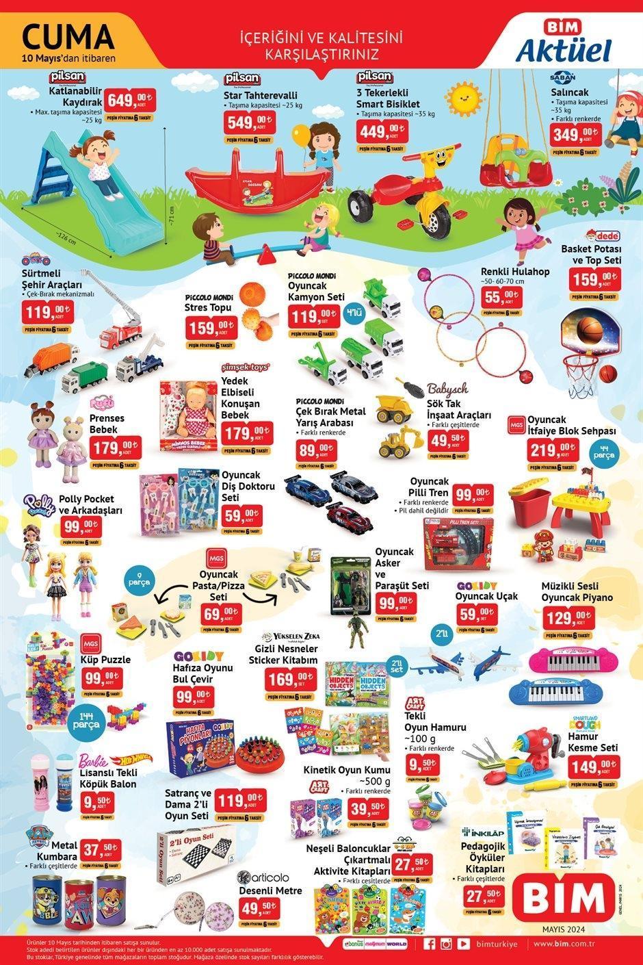 10 MAYIS CUMA BİM AKTÜEL ÜRÜNLER KATALOĞU
