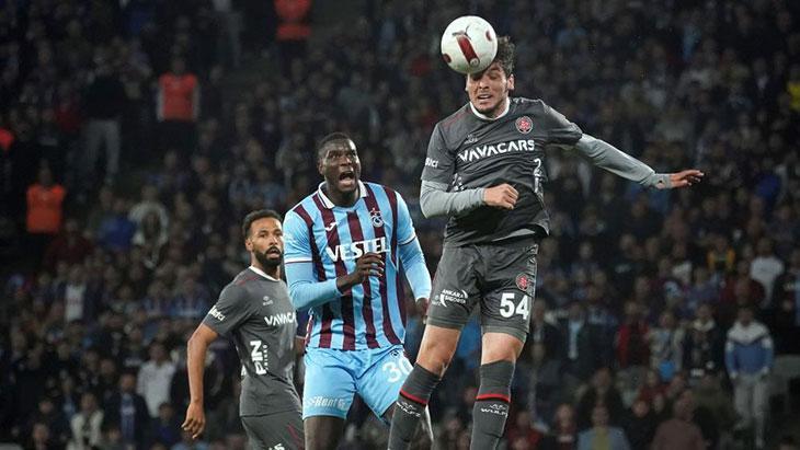Fatih Karagümrük - Trabzonspor maçından kareler