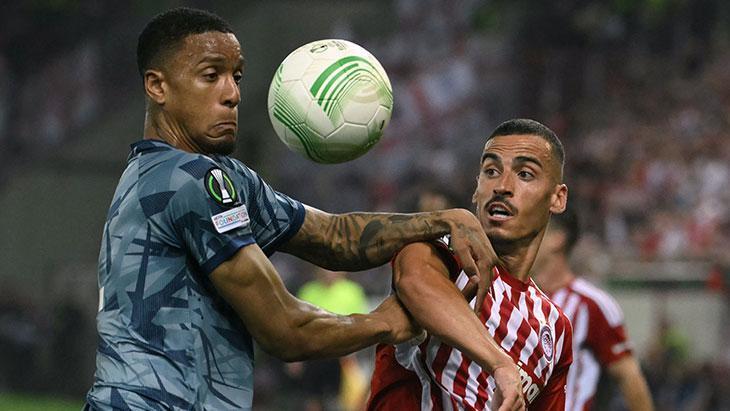 Olympiakos - Aston Villa maçından kareler