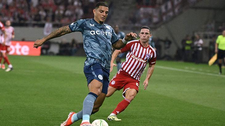 Olympiakos - Aston Villa maçından kareler