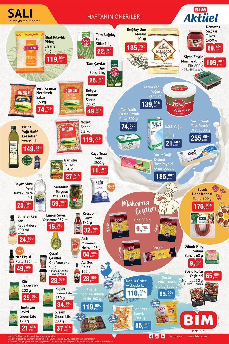 BİM 14 MAYIS SALI AKTÜEL KATALOG ÜRÜNLERİ