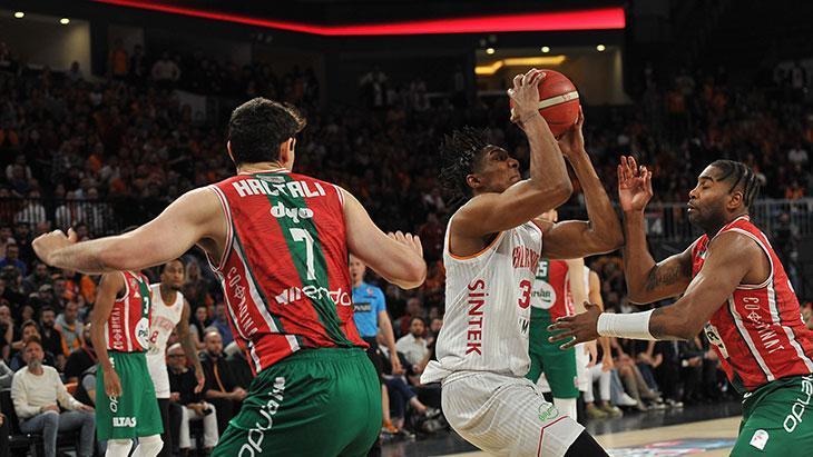 Galatasaray Ekmas - Pınar Karşıyaka maçından kareler