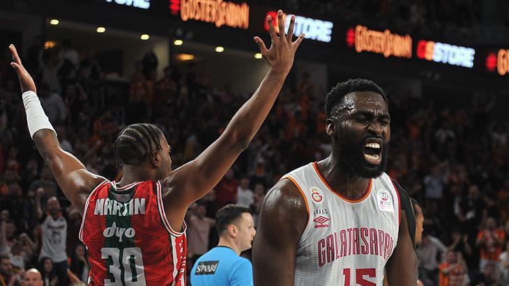 Galatasaray Ekmas - Pınar Karşıyaka maçından kareler