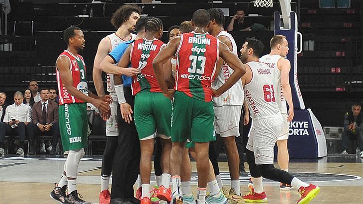 Galatasaray Ekmas - Pınar Karşıyaka maçından kareler