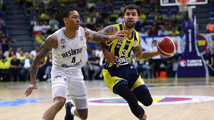 Fenerbahçe Beko - Beşiktaş Emlakjet maçından kareler