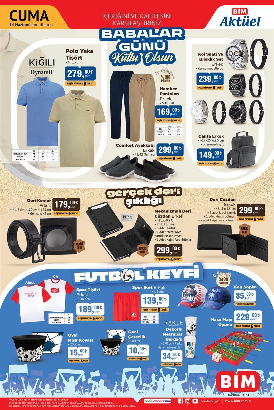 BİM 14 HAZİRAN CUMA AKTÜEL KATALOĞU