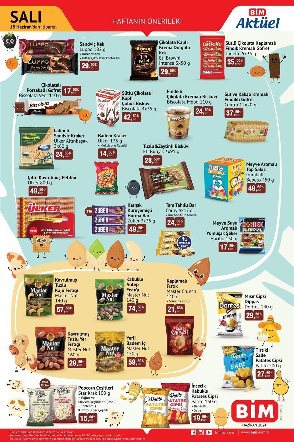 BİM 18 HAZİRAN SALI AKTÜEL KATALOĞU