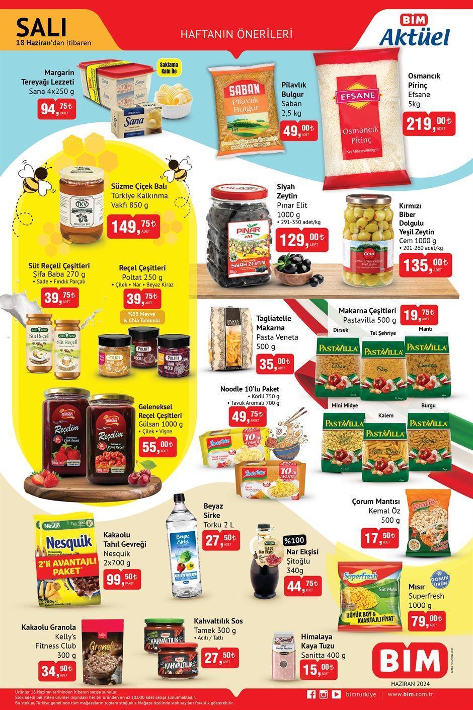 BİM 18 HAZİRAN SALI AKTÜEL KATALOĞU