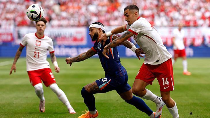 Polonya - Hollanda maçından kareler