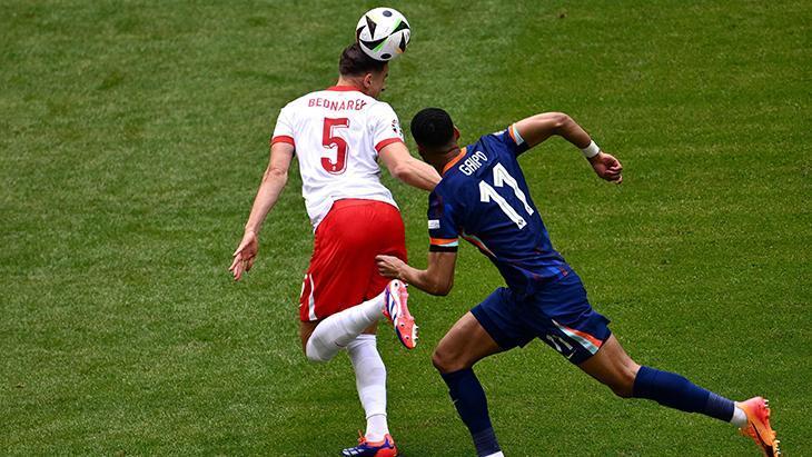 Polonya - Hollanda maçından kareler