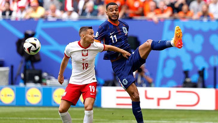 Polonya - Hollanda maçından kareler