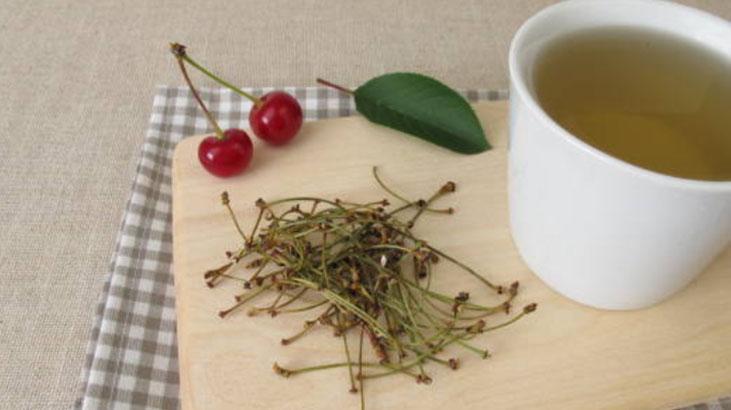 Kiraz saplarını sakın çöpe atmayın Doğalından kas gevşetici, adet söktürüyor