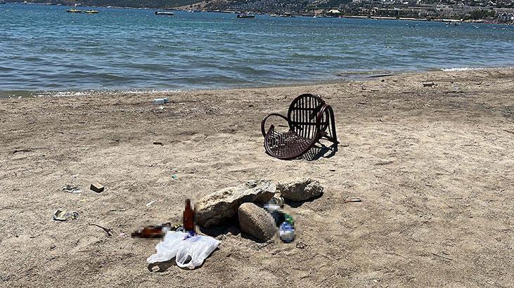 Yer: Bodrum Tatilcilerden geriye çöpleri kaldı Yer: Bodrum Tatilcilerden geriye çöpleri kaldı