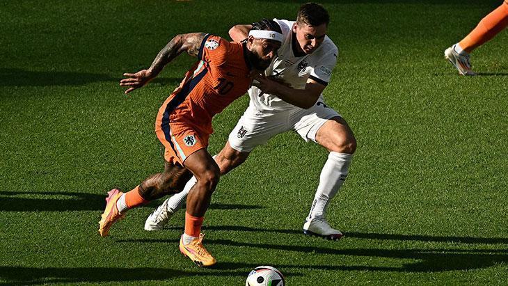 Hollanda - Avusturya maçından kareler