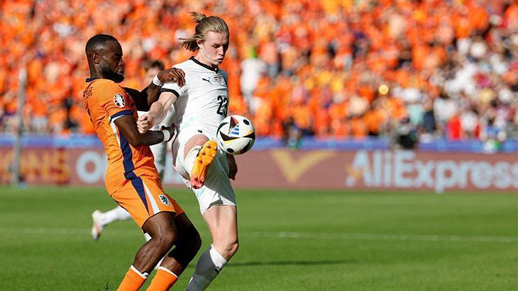 Hollanda - Avusturya maçından kareler