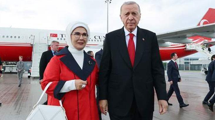 Cumhurbaşkanı Erdoğan, Berlin Olimpiyat Stadına geldi ve millileri yalnız bırakmadı