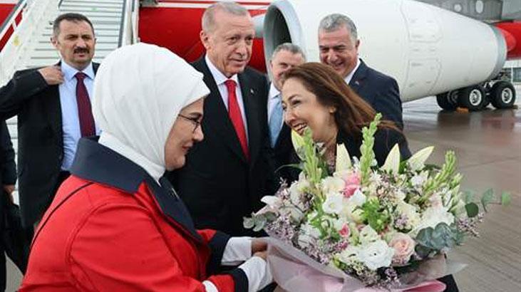 Cumhurbaşkanı Erdoğan, Berlin Olimpiyat Stadına geldi ve millileri yalnız bırakmadı