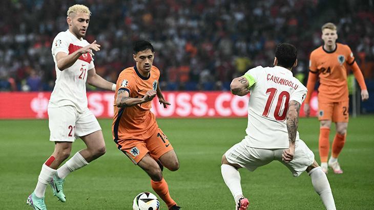 Hollanda - Türkiye maçından kareler