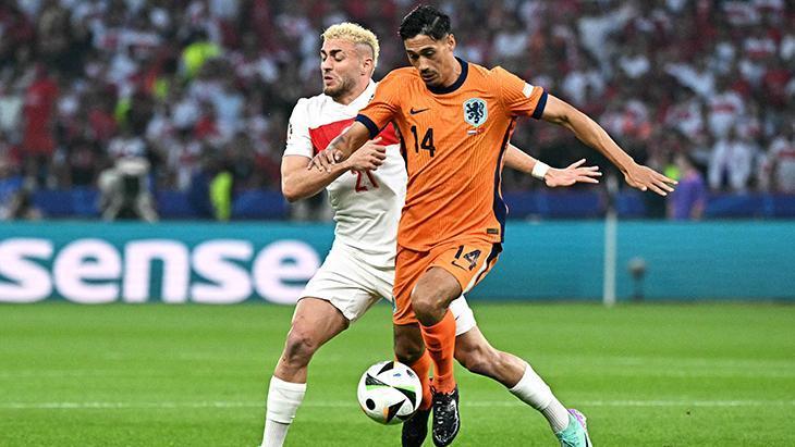 Hollanda - Türkiye maçından kareler
