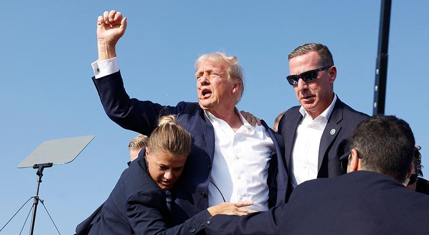 Son dakika: Donald Trumpa suikast girişimi İlk kareler geldi