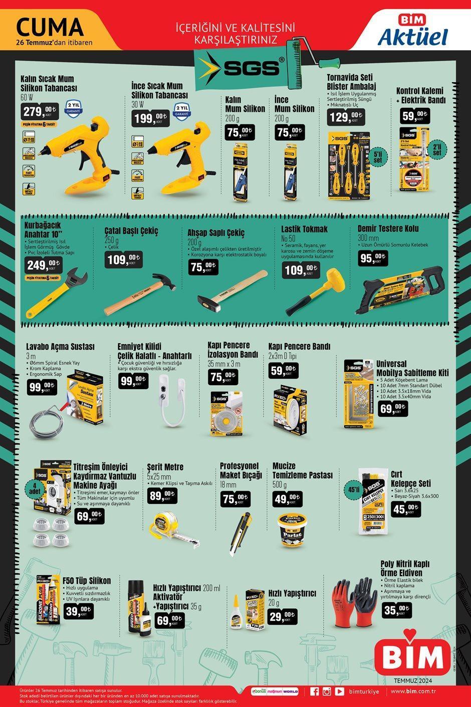 BU HAFTA BİMDE NELER VAR