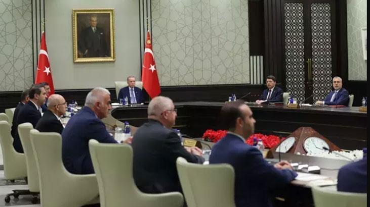 KABİNE TOPLANTISI BİTTİ