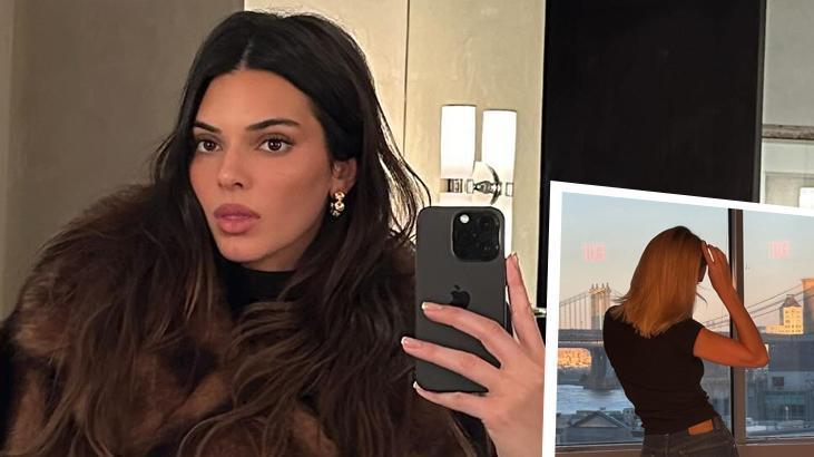 Kendall Jenner'dan imaj değişikliği! Siyah saçlarına veda etti