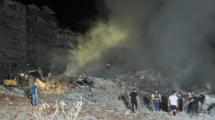 İsrail Beyruta saldırdı İşte bölgeden fotoğraflar