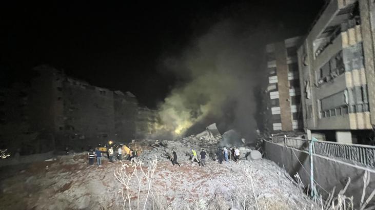 İsrail Beyruta saldırdı İşte bölgeden fotoğraflar