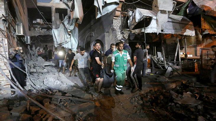 İsrail, Gazzede bir camiyi hedef aldı Ölü ve yaralılar var