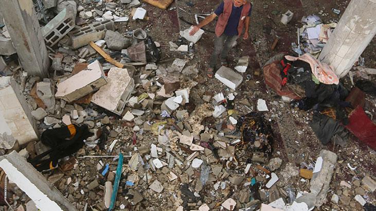 İsrail, Gazzede bir camiyi hedef aldı Ölü ve yaralılar var