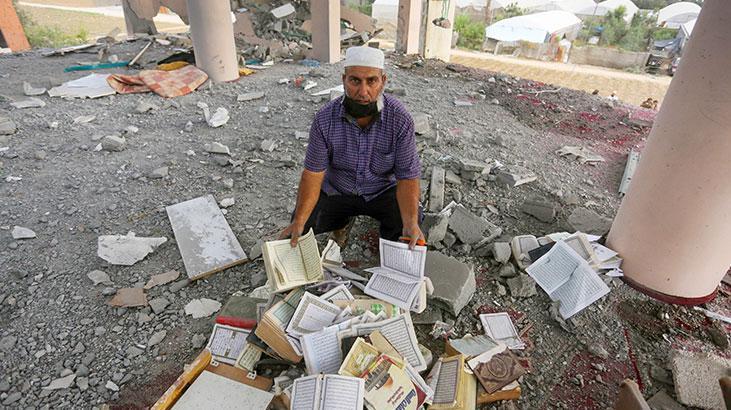 İsrail, Gazzede bir camiyi hedef aldı Ölü ve yaralılar var